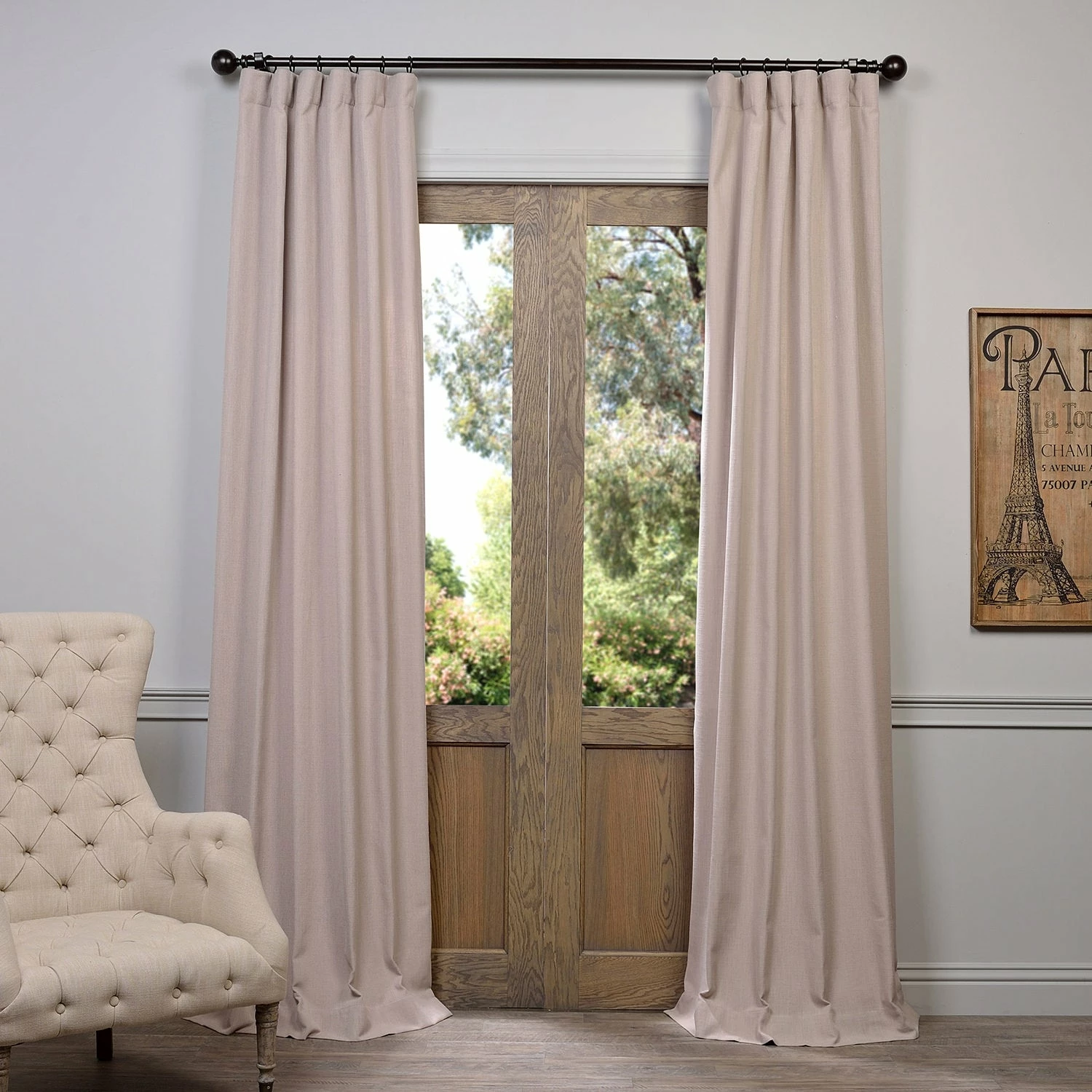 Cheapest ๐ฅฐ Exclusive Fabrics Heavy Faux Linen Single Curtain (1 Panel) Barley ๐ 12 Cheapest ๐ฅฐ Exclusive Fabrics Heavy Faux Linen Single Curtain (1 Panel) Barley ๐ - Image 10