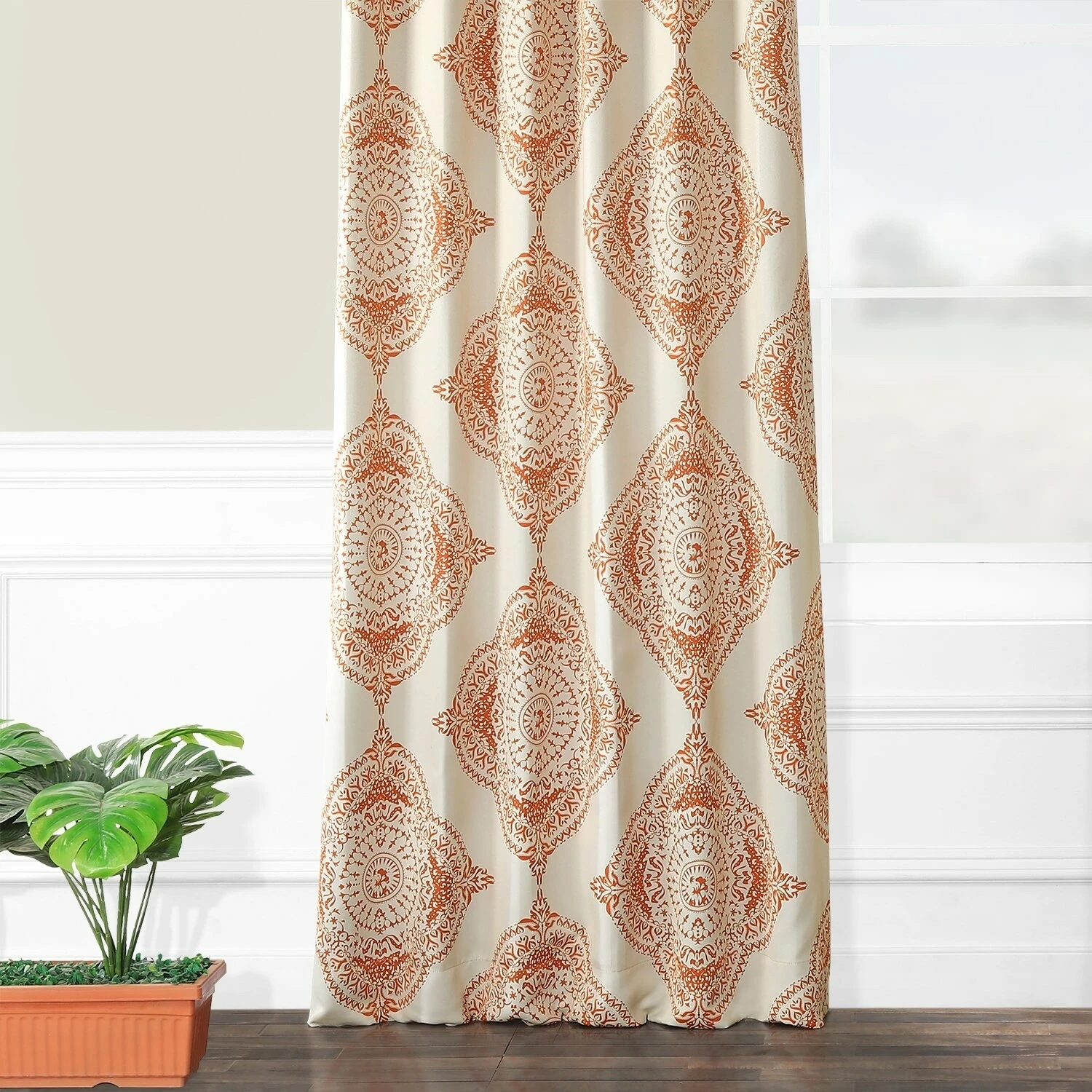 Outlet 🎉 Exclusive Fabrics Henna Room Darkening Curtain Pair (2 Panels) 😀 17 Outlet 🎉 Exclusive Fabrics Henna Room Darkening Curtain Pair (2 Panels) 😀 - Image 15